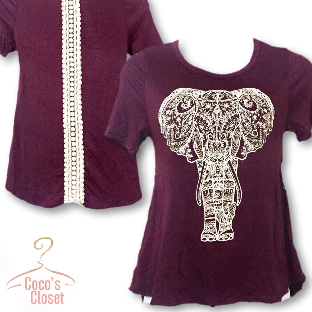 🔥LAST CHANCE Gorgeous boho chic top with subtle hi-lo hem