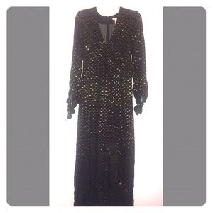 H&M Black and Gold dress w/ slip