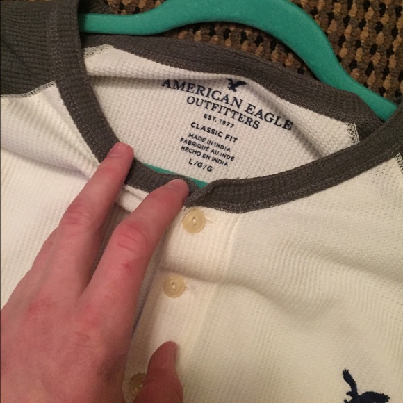 American Eagle two tone long sleeve - Picture 2 of 3