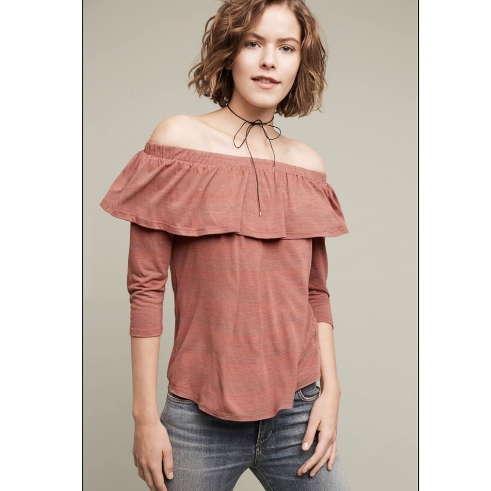 Anthropologie Charla Off the Shoulder Top