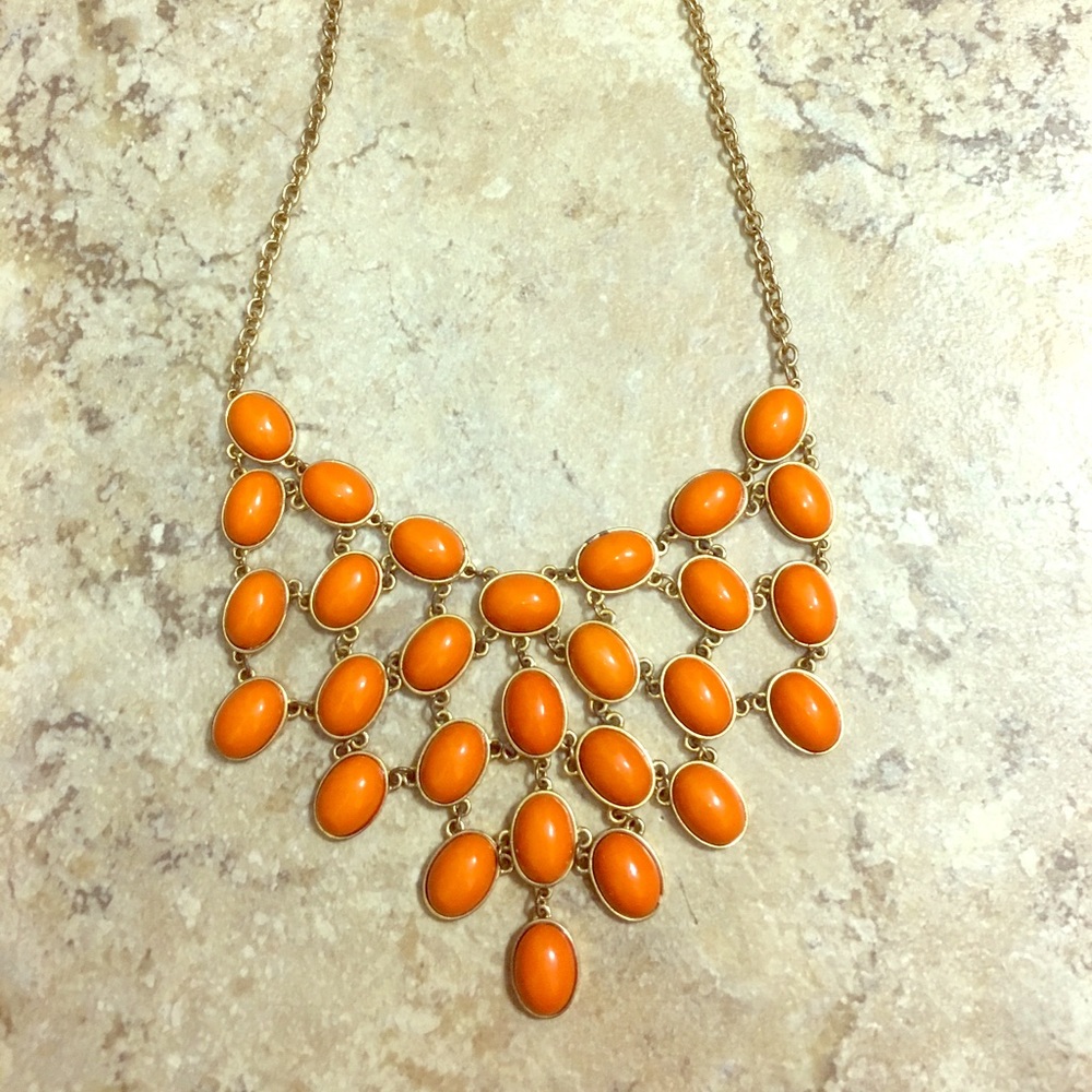 Orange and Gold Necklace ⭐️