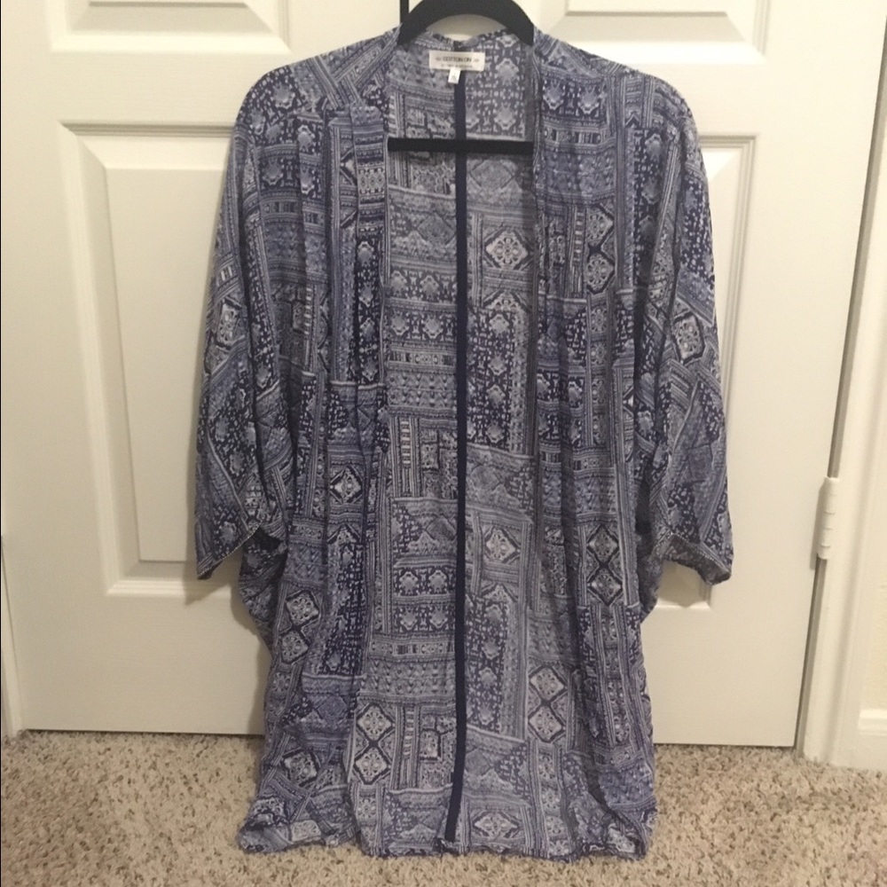 Cotton On Blue Kimono