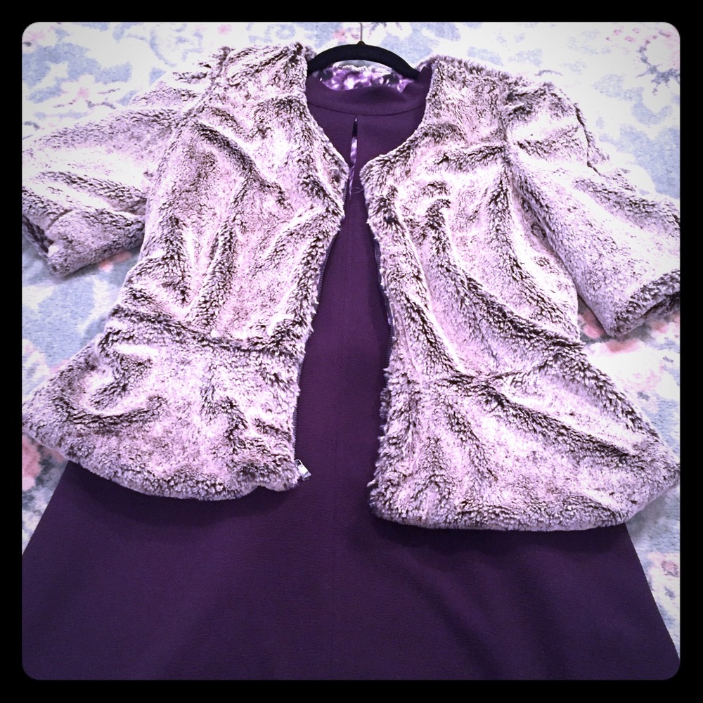 RACHEL Rachel Roy faux fur jacket