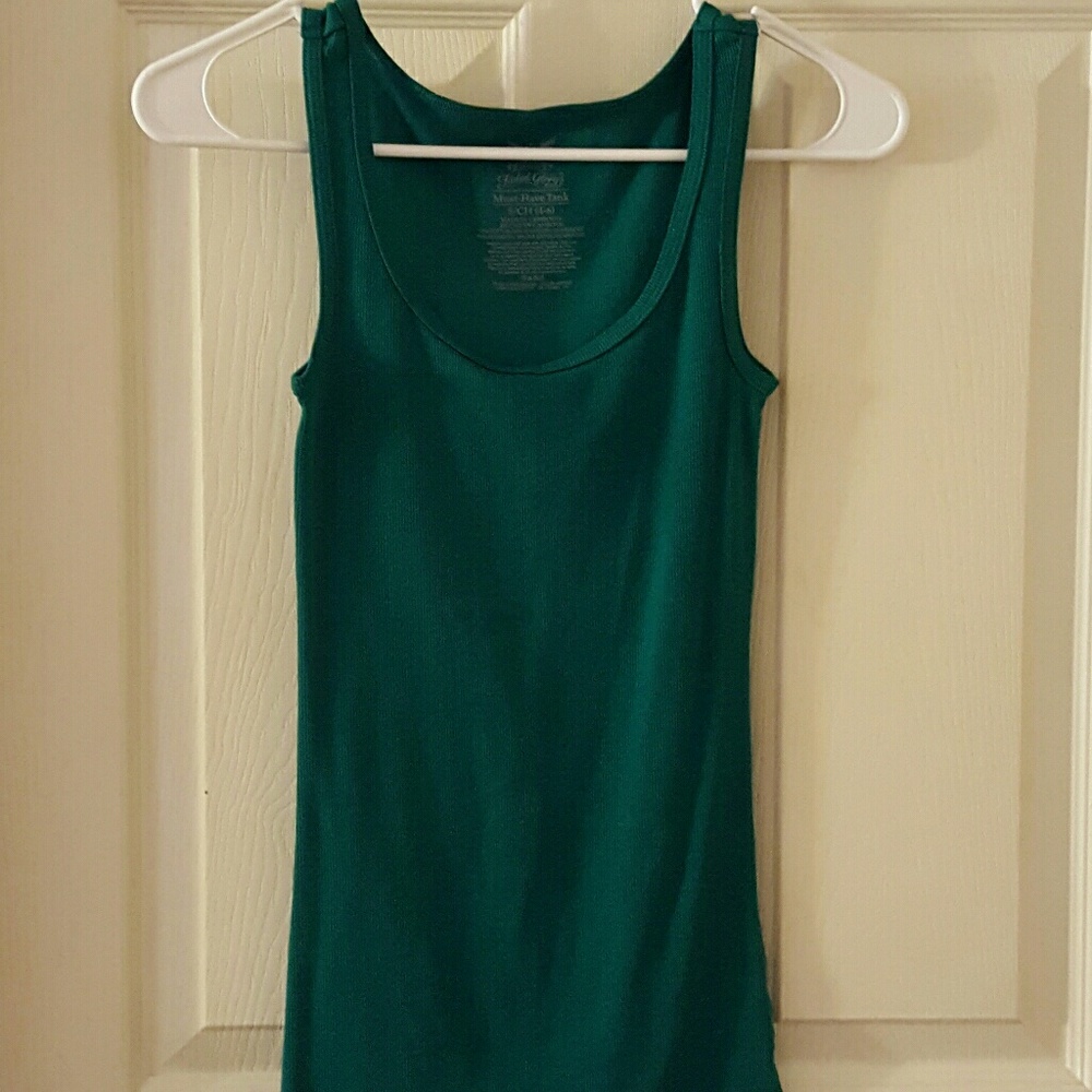 Two Girl's Slim Fit Ribbed Tank Tops