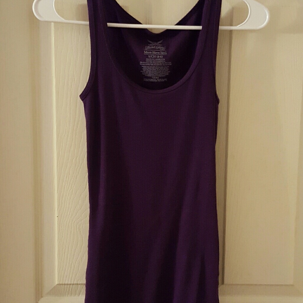 Two Girl's Slim Fit Ribbed Tank Tops - Picture 2 of 2