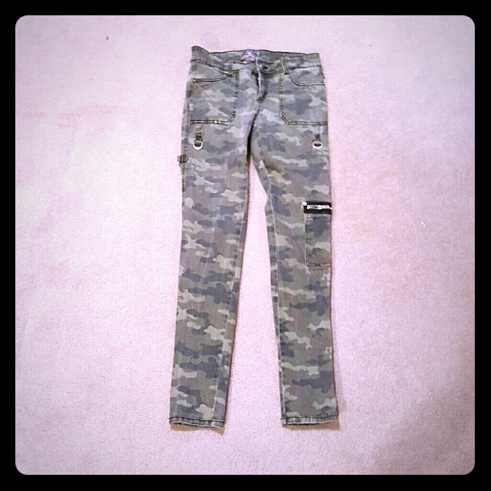 Royal Bones Camo Skinnies