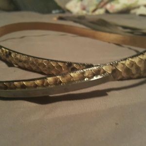 WCM authentic python belt