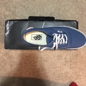 Navy vans size 10 basically new