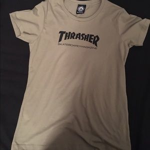 Thrasher Tee- Olive Green