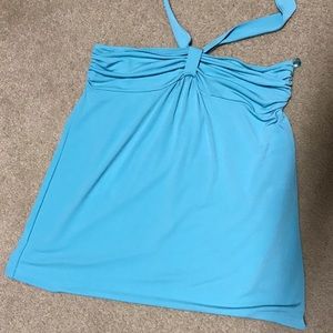 Aqua halter top