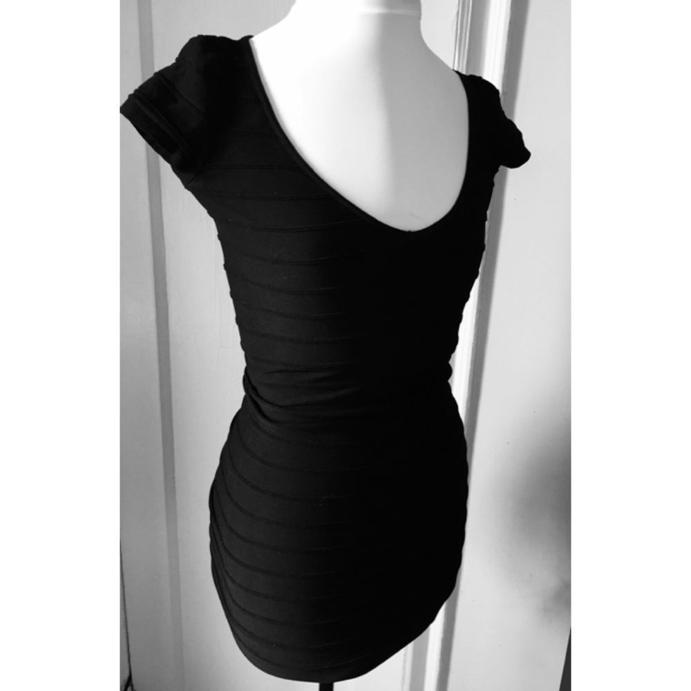 Bebe Black Bodycon Dress