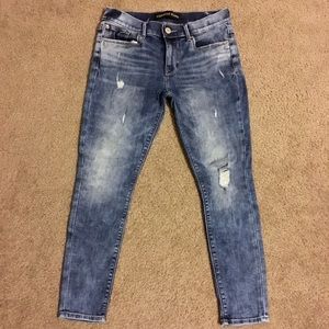 ❤SOLD❤ Express Distressed Jean Legging Size 6S