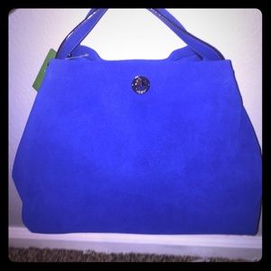 New tags on Suede Kate spade bag