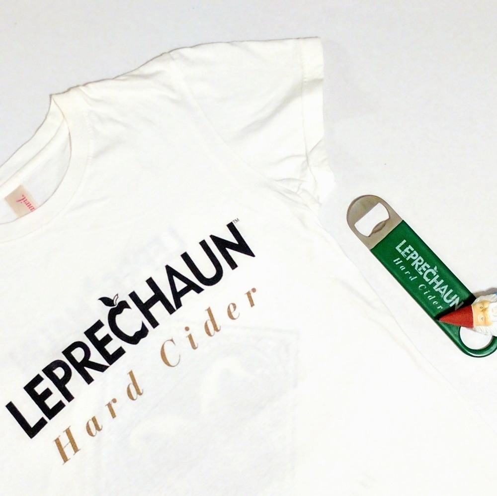 LEPRECHAUN HARD CIDER × graphic fitted tee