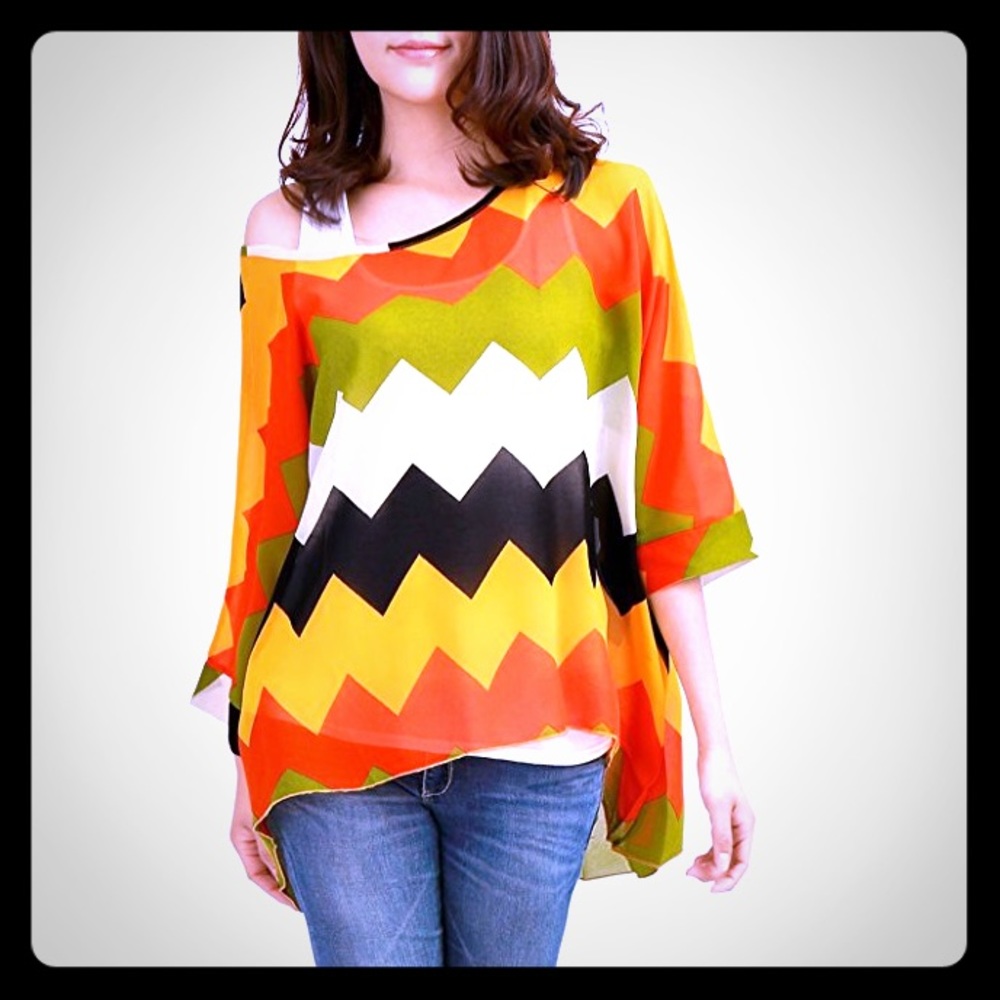 Zig Zag Oversized Shirt!