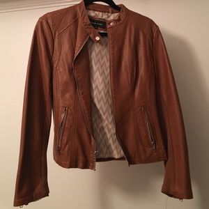 Cognac Leather Jacket