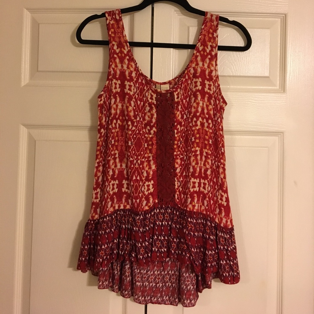 NWOT Japna Patterned Tank