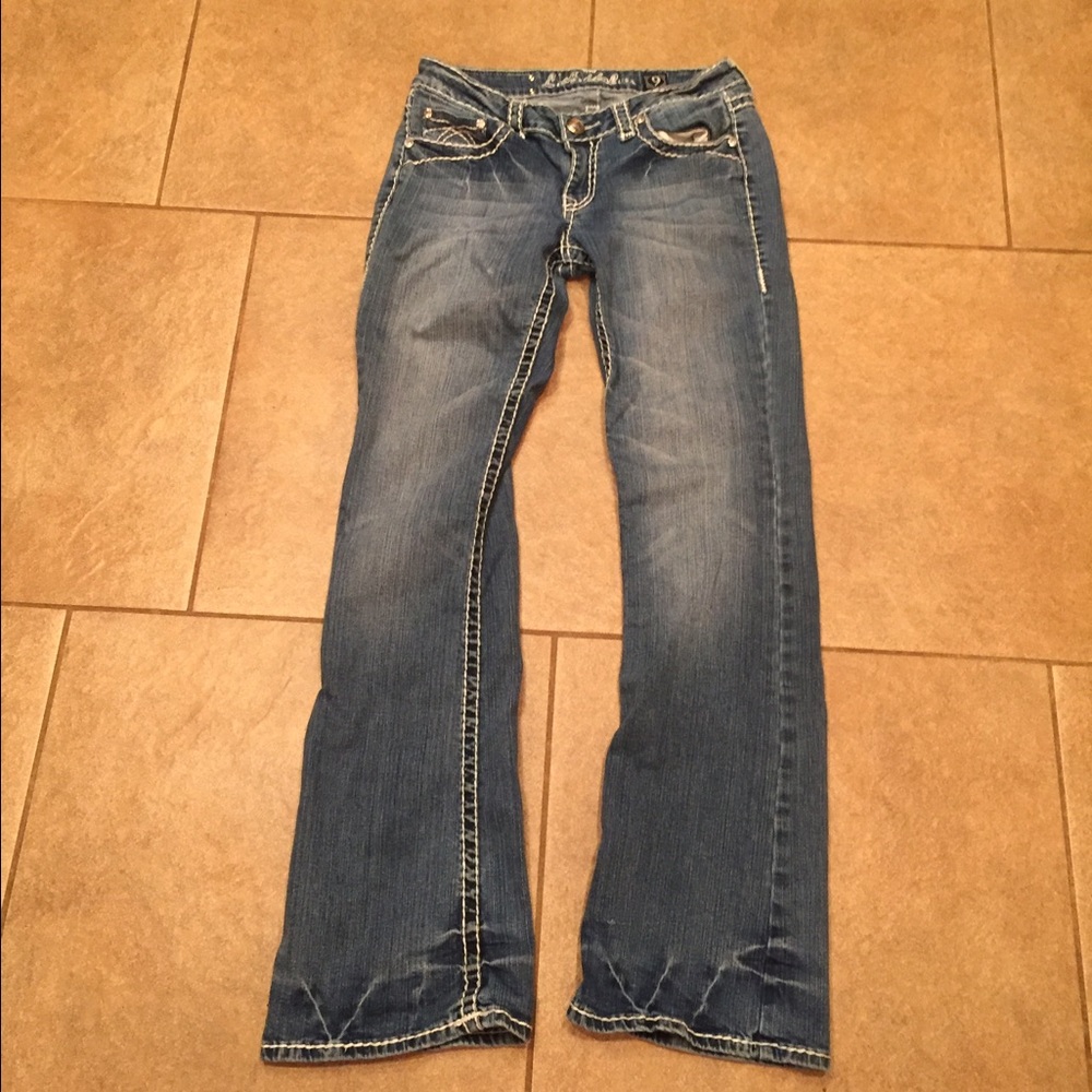Size 9 x 31" LA Idol Jeans- Super cute