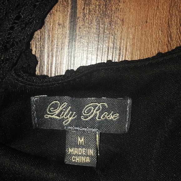 Chevron maxi dress with black lace strapped top - Picture 3 of 3