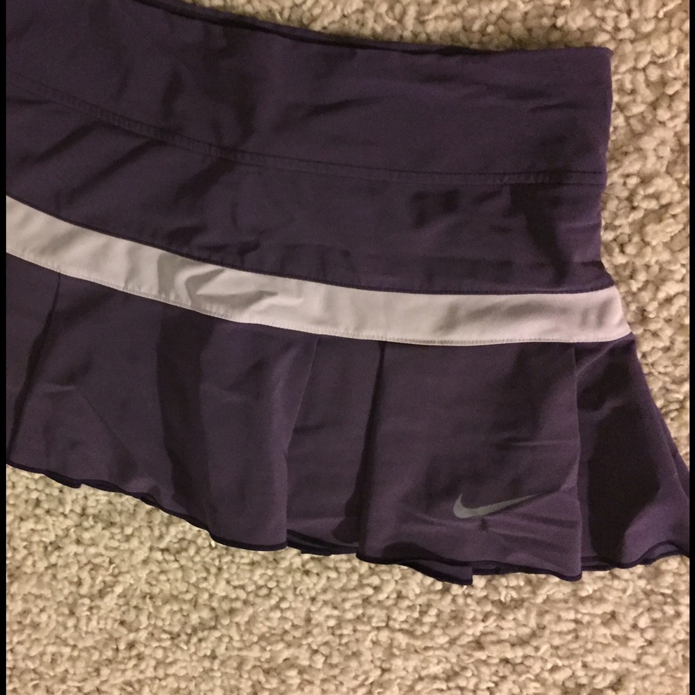 purple nike workout skirt