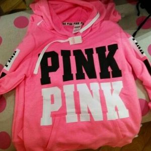 Pink hoodie