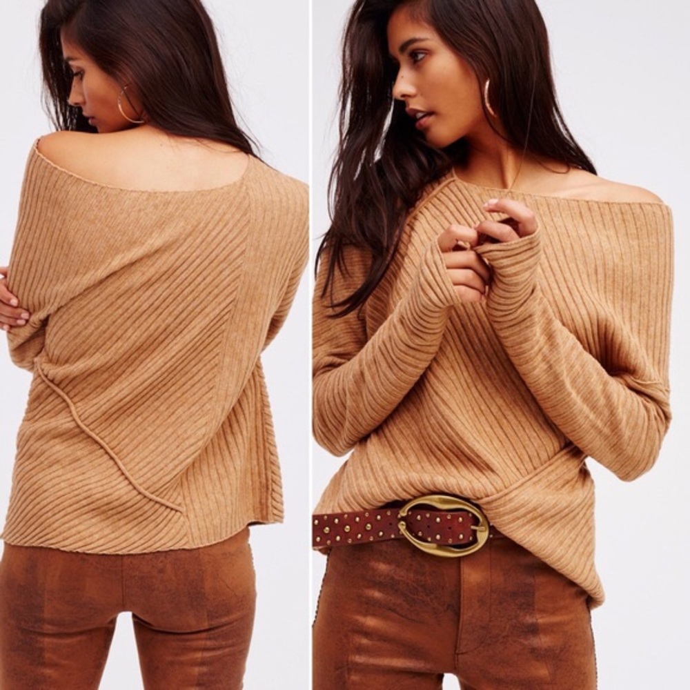 Free People asymmetric sweater