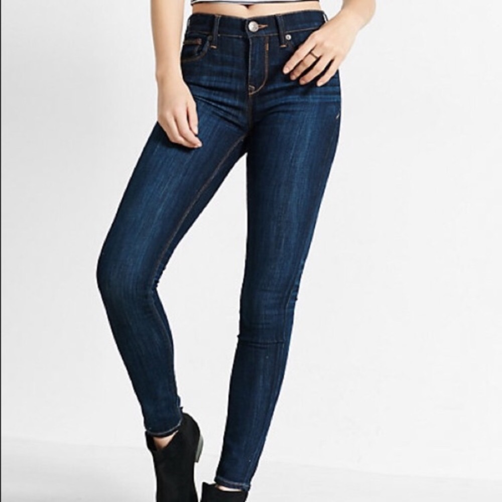 Express mid rise jeans leggings!