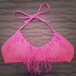 VICTORIA'S SECRET PINK | fringe swim top | SMALL