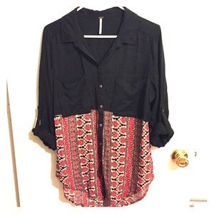 Free People Button Down