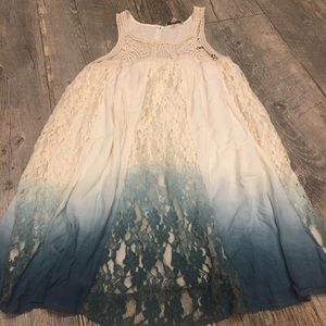 Blu Pepper Dip Dye Tunic Dress