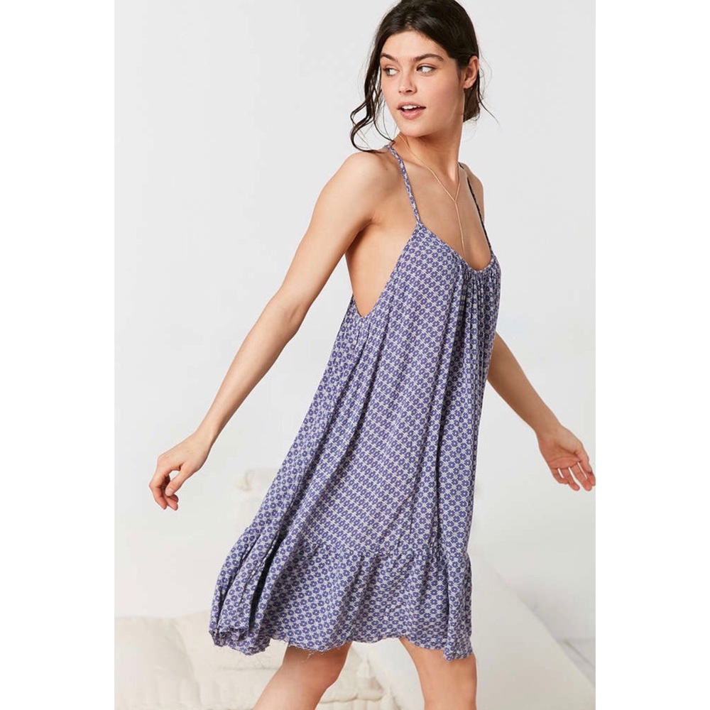 UO Out From Under Tiered Slip Dress - Picture 2 of 8