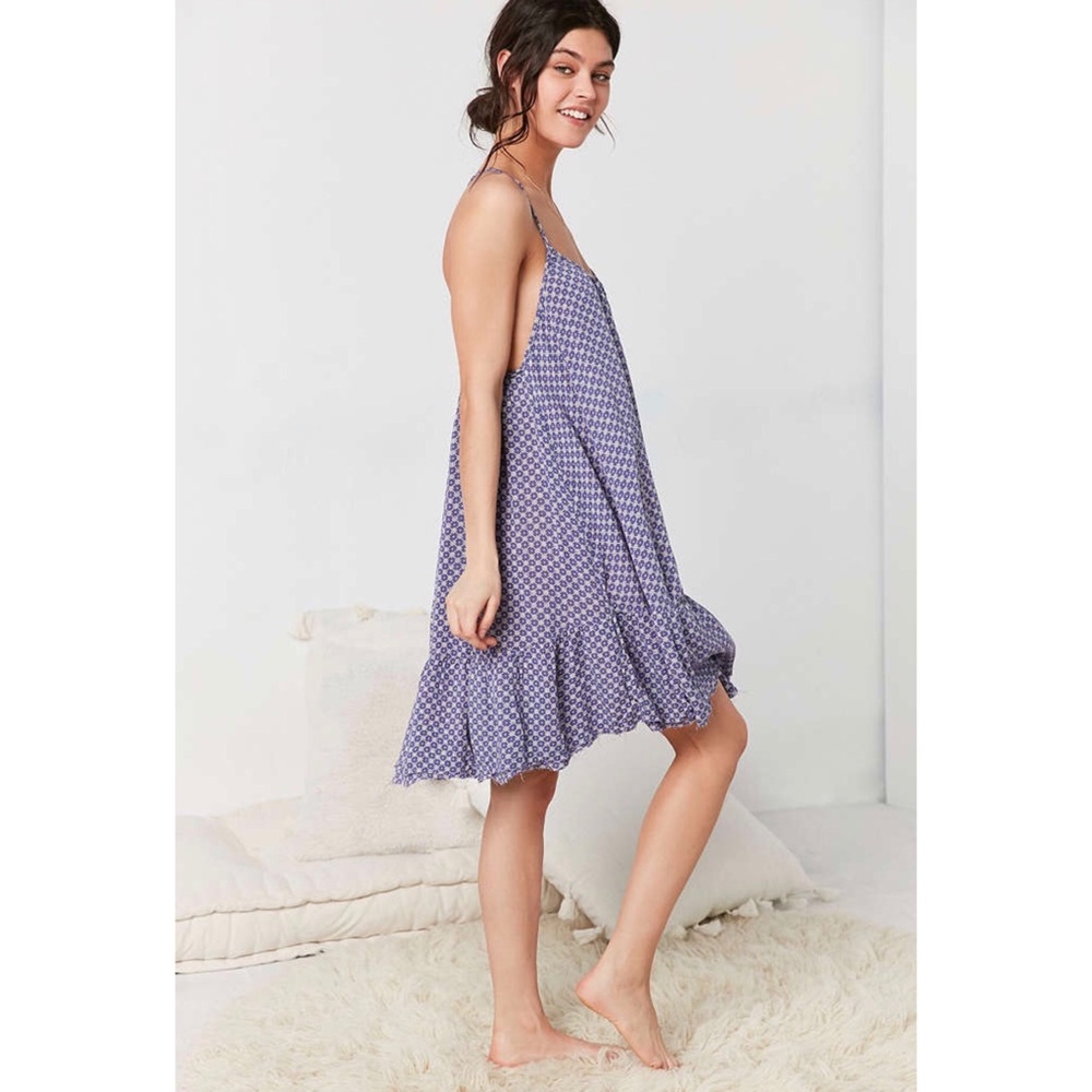 UO Out From Under Tiered Slip Dress - Picture 3 of 8