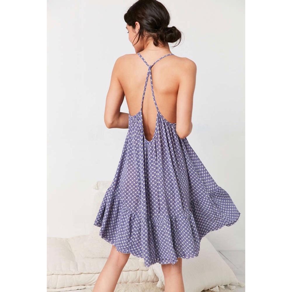 UO Out From Under Tiered Slip Dress - Picture 4 of 8