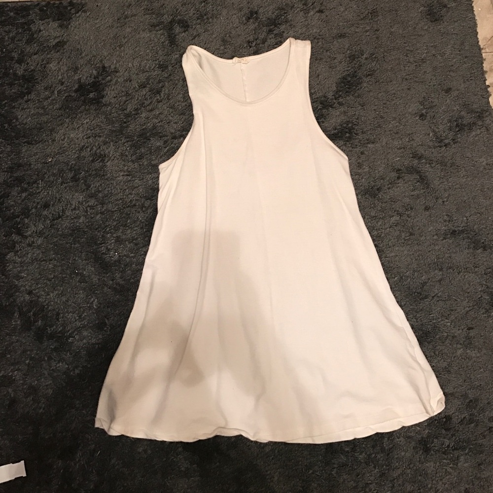 Tobi cotton skater tank dress