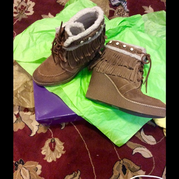 Sam Edelman kemper fringe wedge - Picture 2 of 3