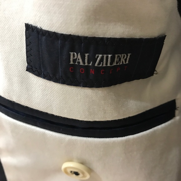 Paul Zileri Sports Jacket Navy with White Stipe - Picture 5 of 8