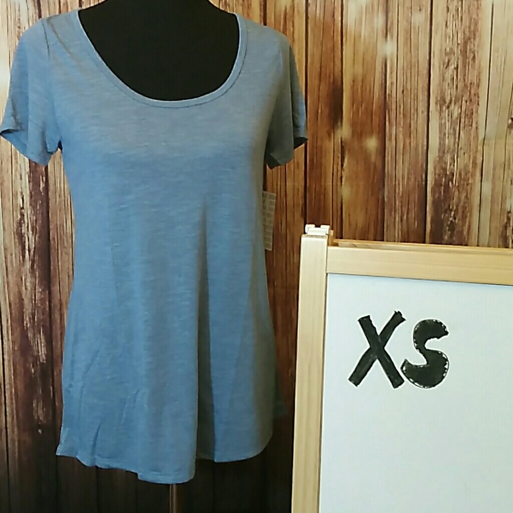 Heathered Blue XS Classic T LuLaRoe
