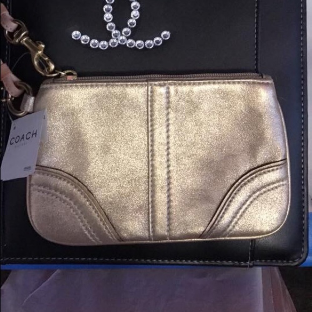 Authentic coach wristlet