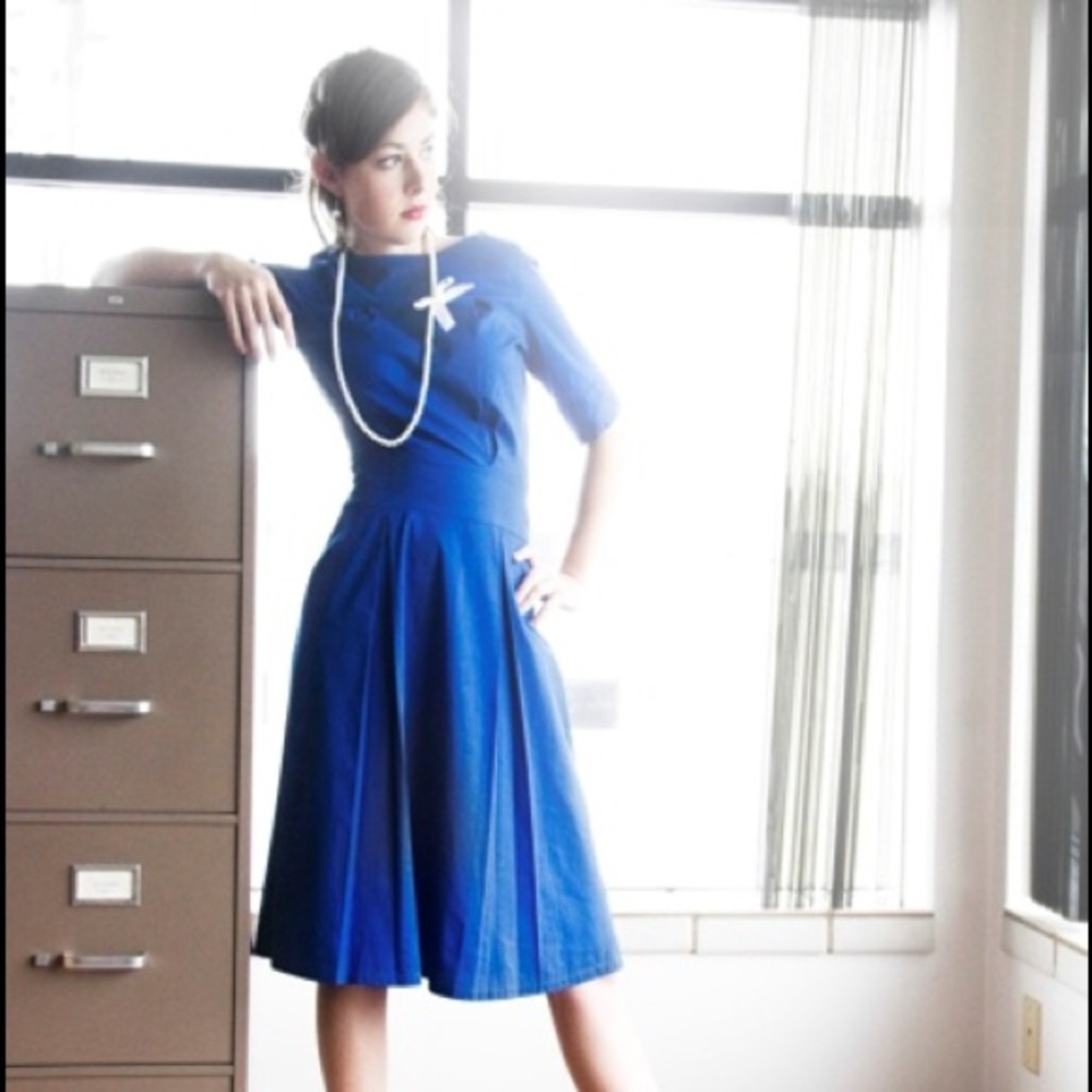 Shabby Apple vintage-inspired, modest dress