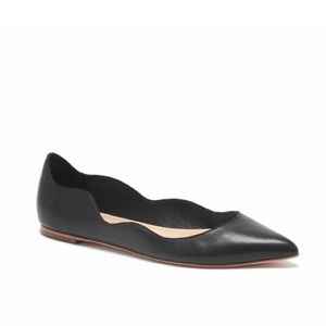 Loeffler Randall NWOT Milla scalloped ballet flats