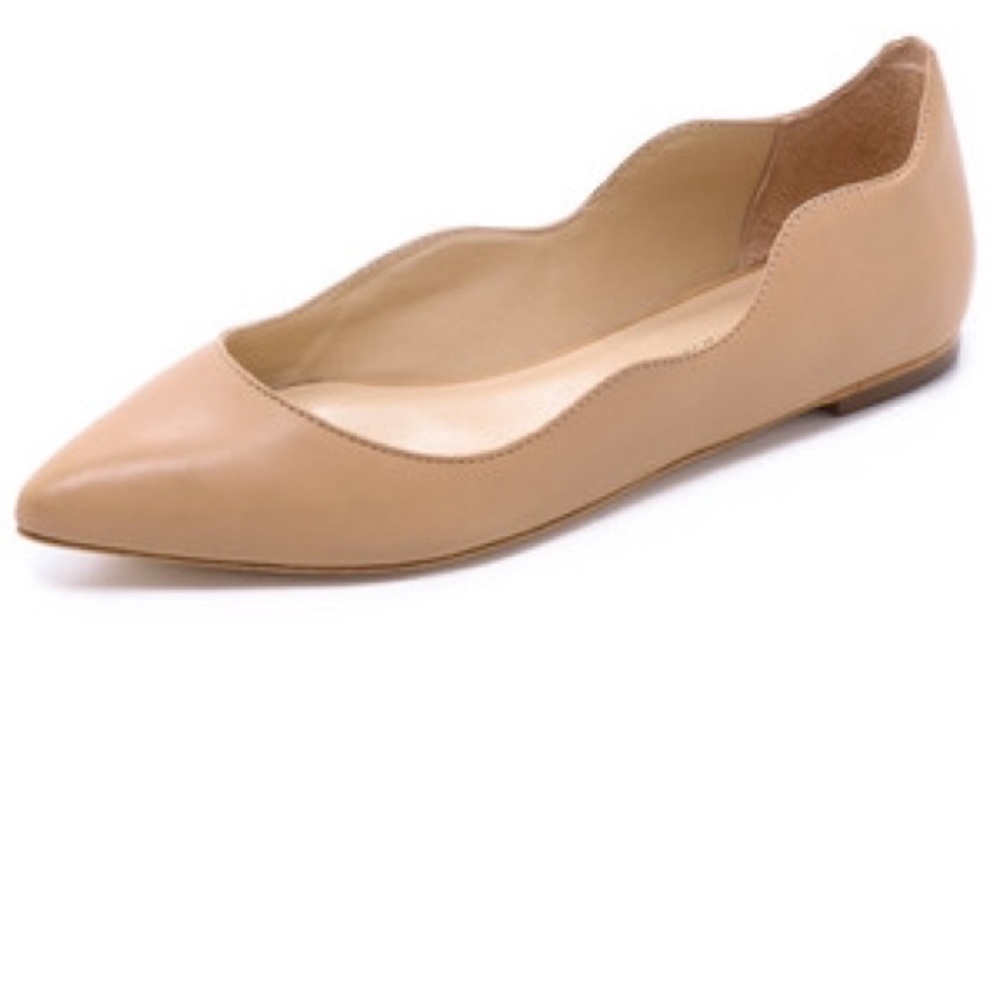 Loeffler Randall Milla scalloped ballet flats