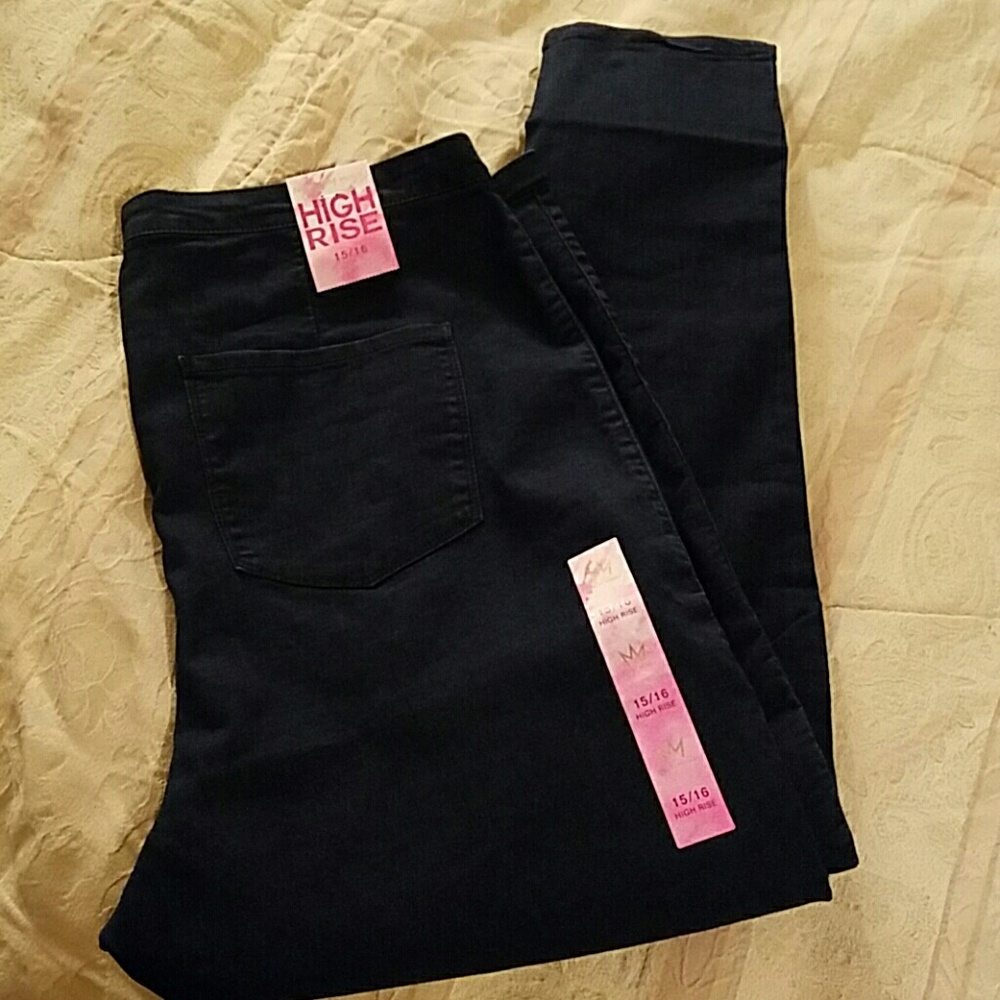 High rise skinny jeans