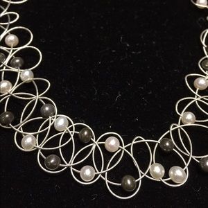 Exquisite Real Pearl 14k Fine Cable Necklace