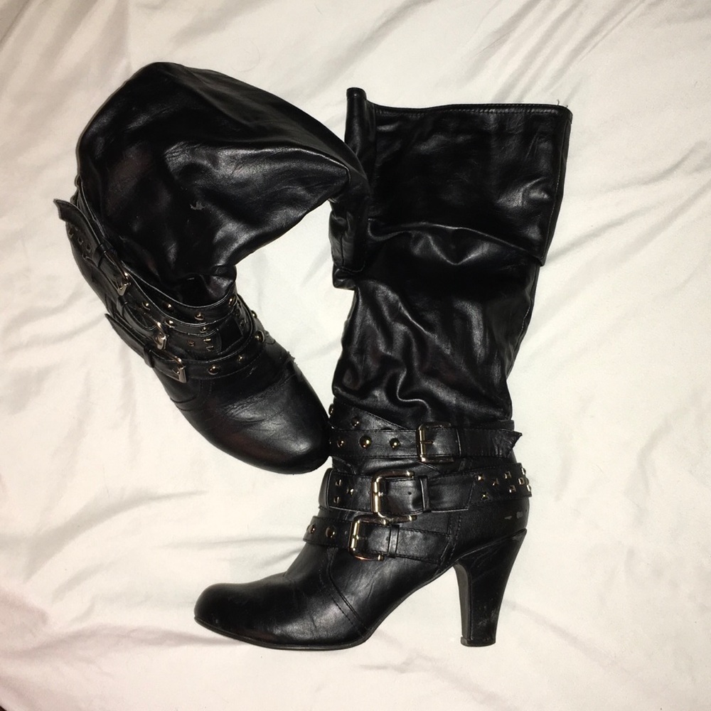 Heavy Metal Heeled Boots