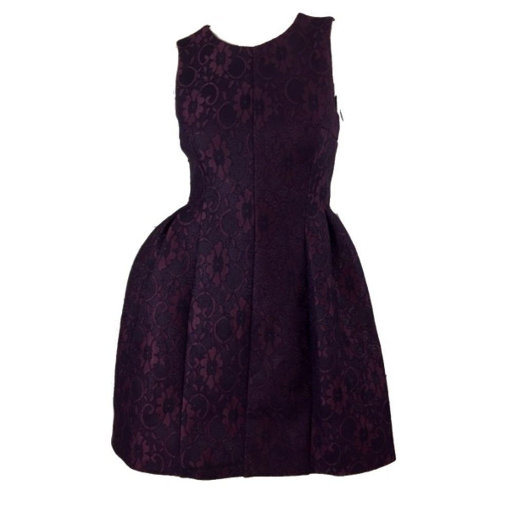 Calvin Klein Lace Scuba Fit and Flare Dress