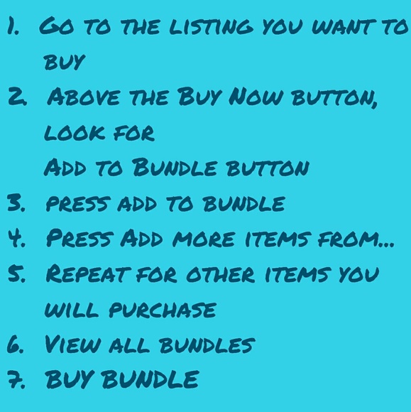 HOW TO BUY A BUNDLE OR MAKE A BUNDLE OFFER - Picture 2 of 6