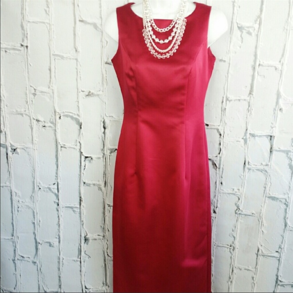 David's Bridal Michelangelo Red Dress