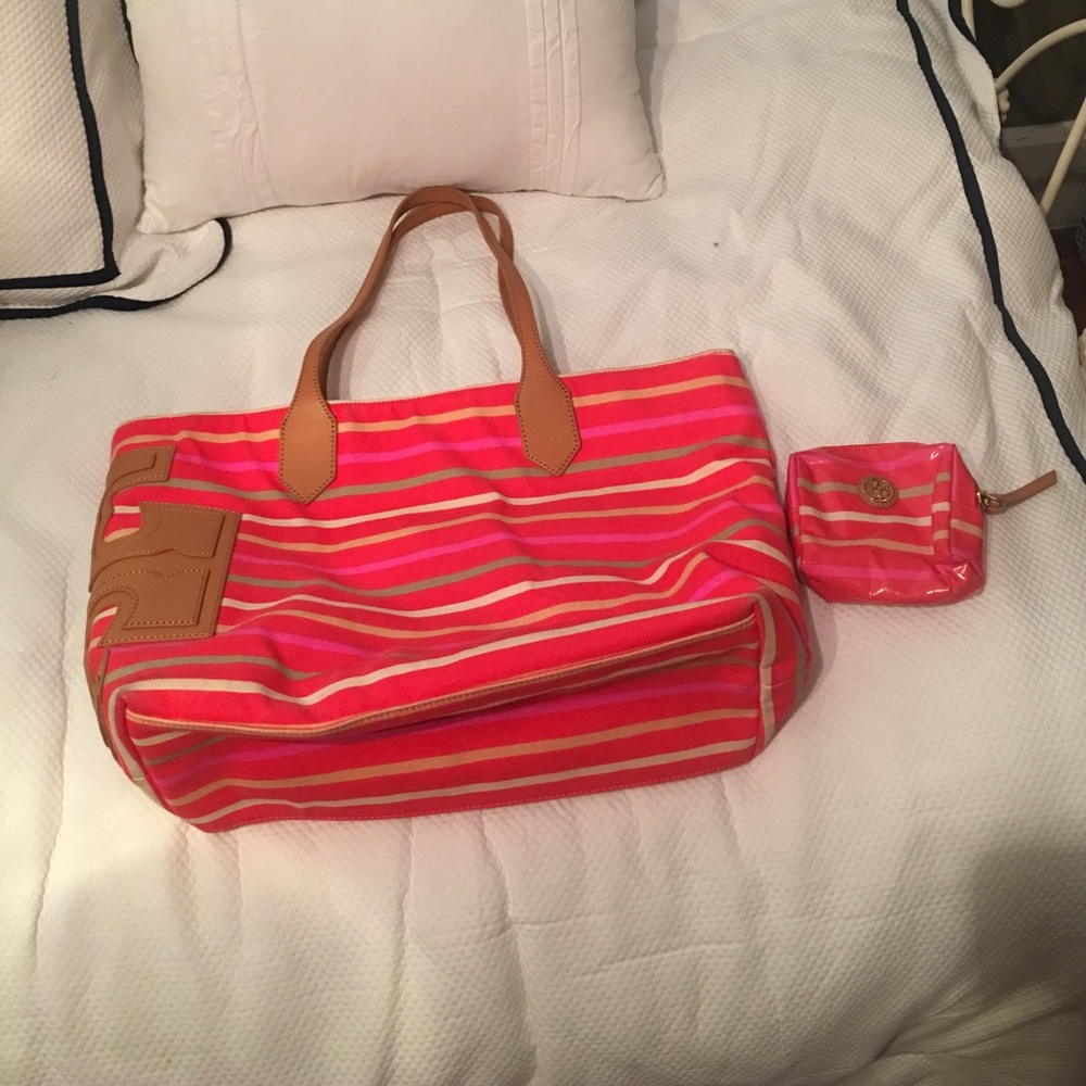 Tory Burch Tote and Matching Wallet