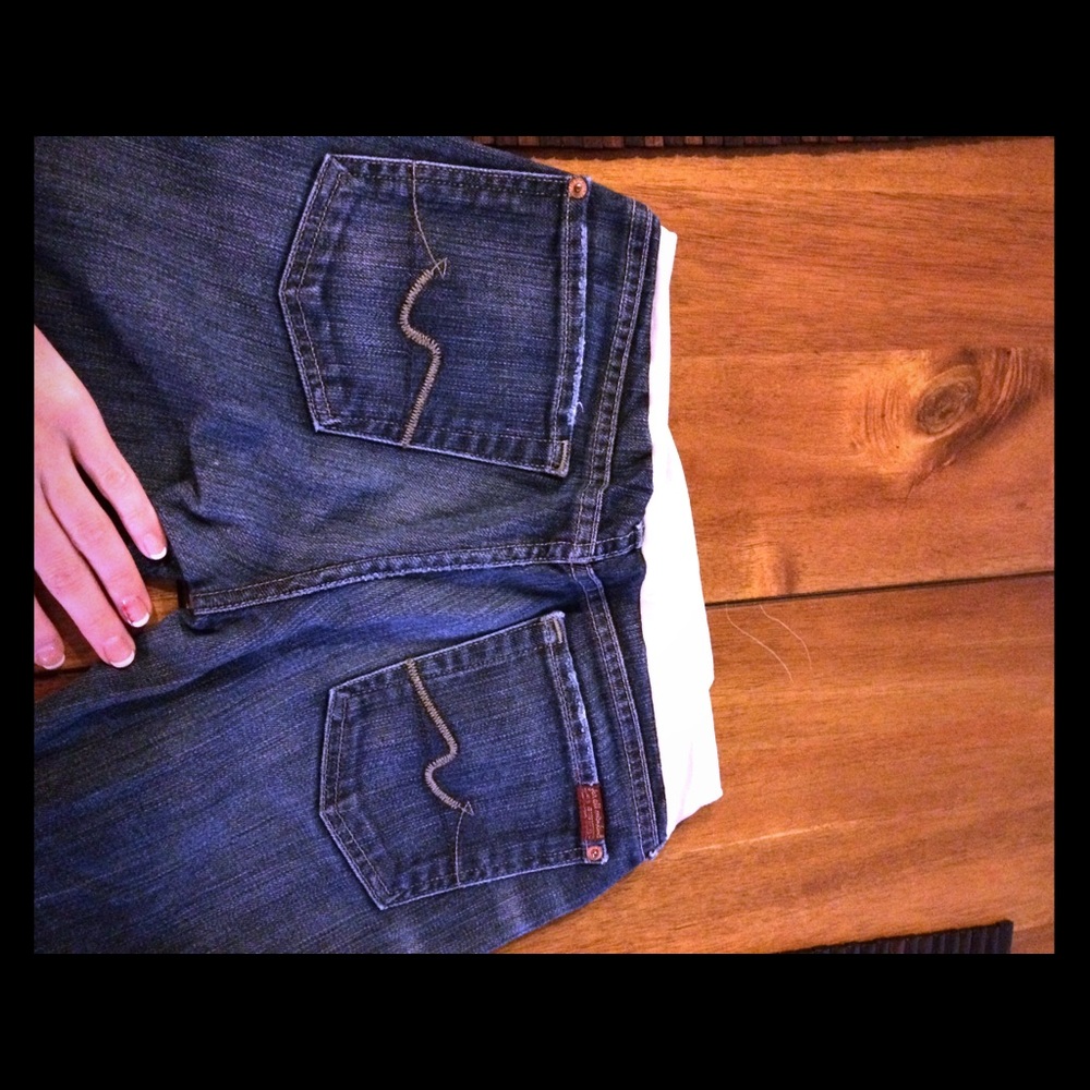 7 For All Mankind Boot Cut Maternity Jeans