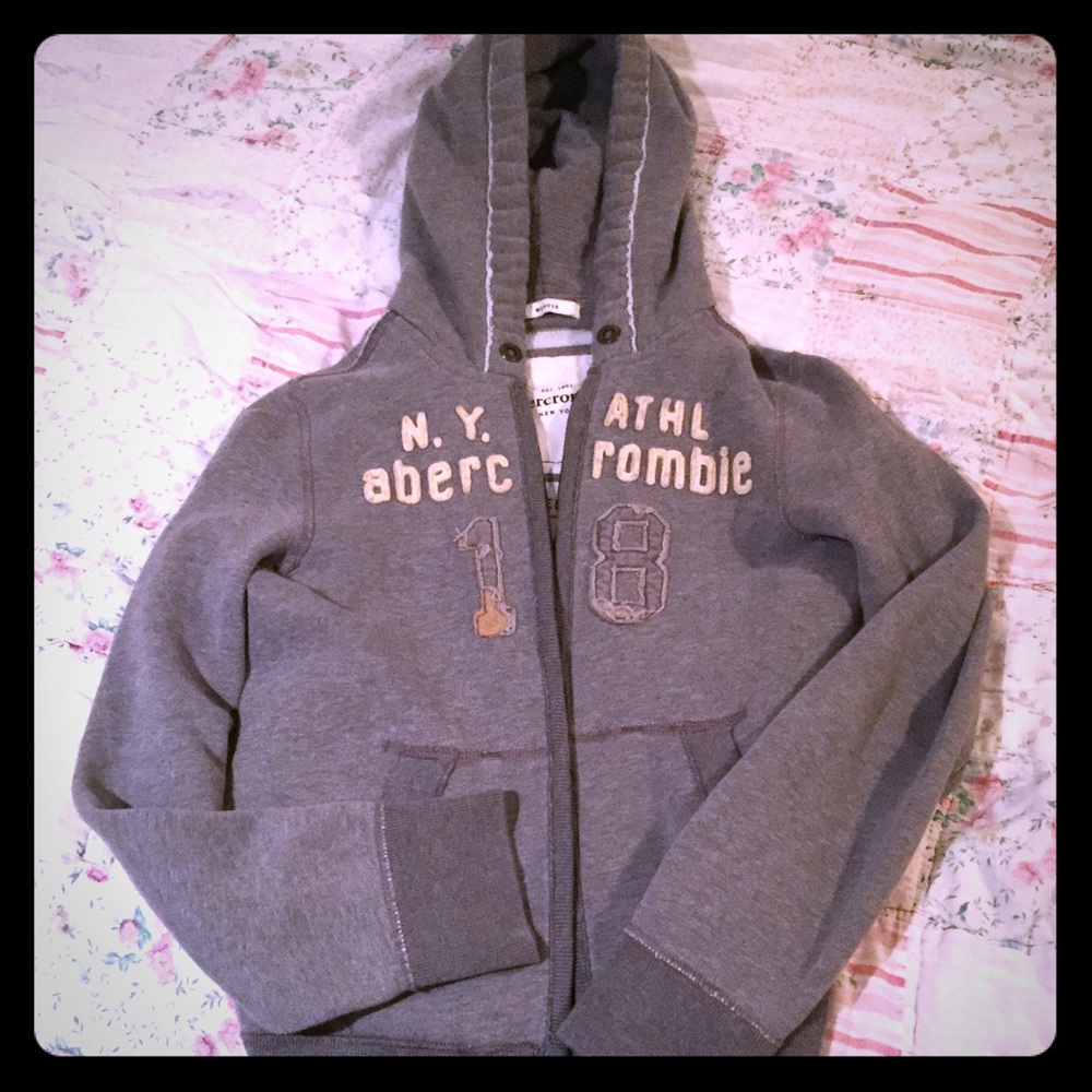 Boys Abercrombie hooded sweater/jacket